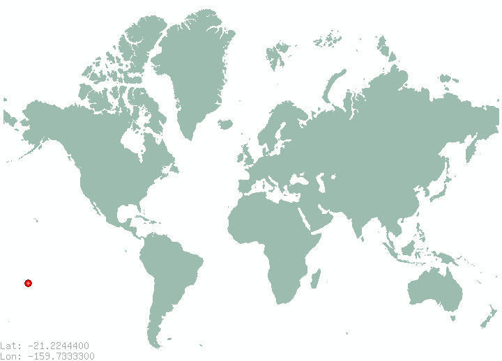 Matavera in world map