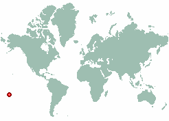 Rarotonga in world map
